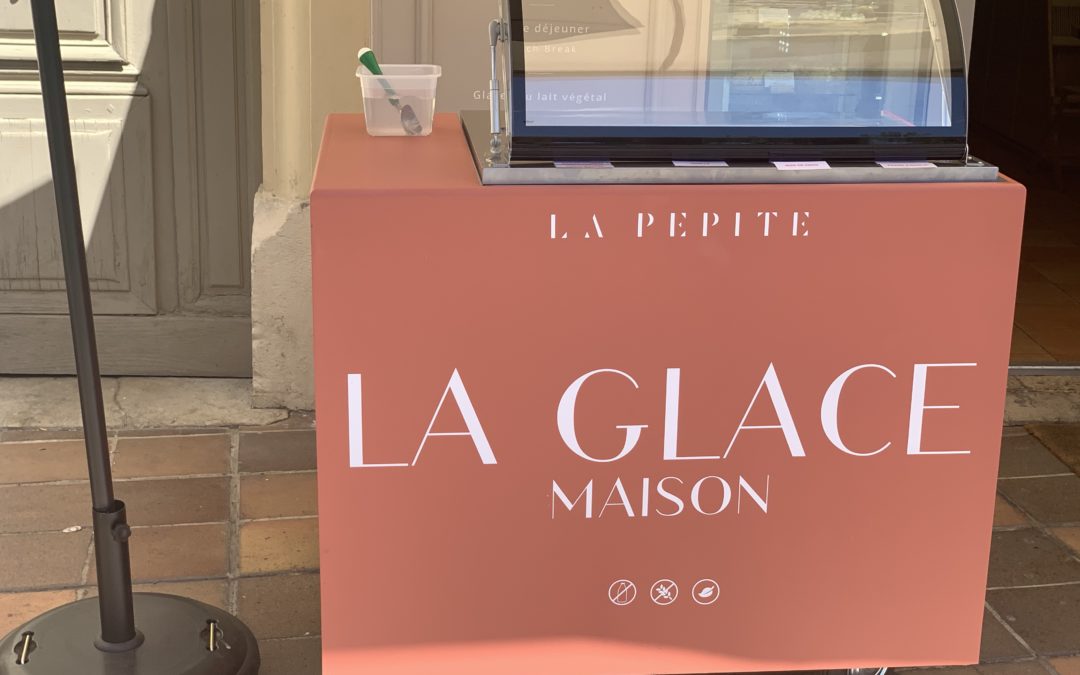 Notre nouveau chariot de glace végétales